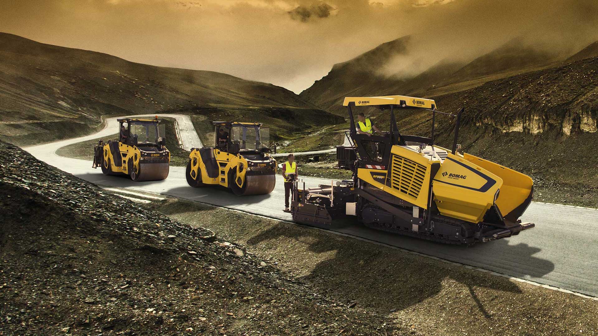 BOMAG V�lce a fini�er